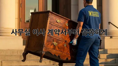사무실 이사, 계약서부터 꼼꼼하게!